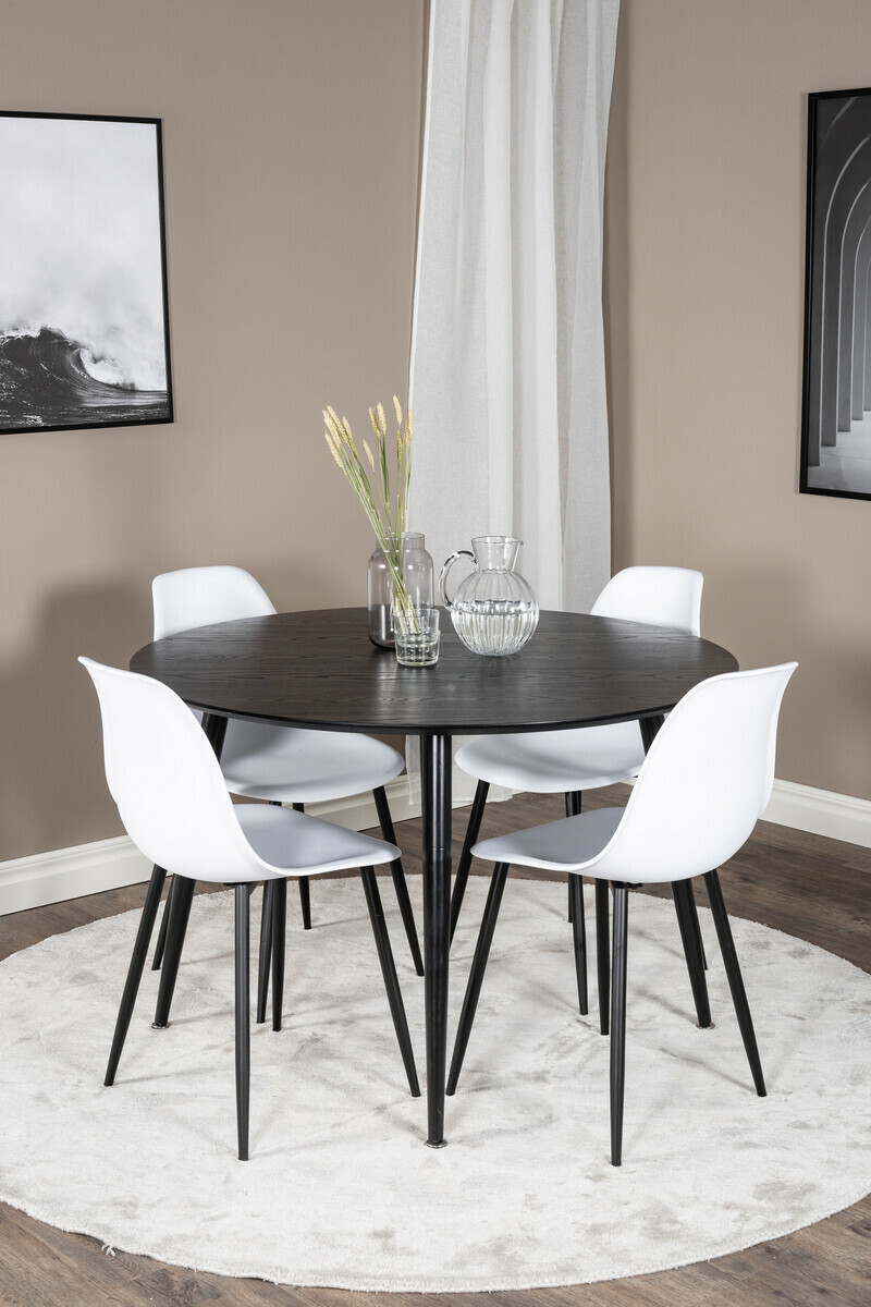 Stoel Dallas 198 (Wit + Zwart)
