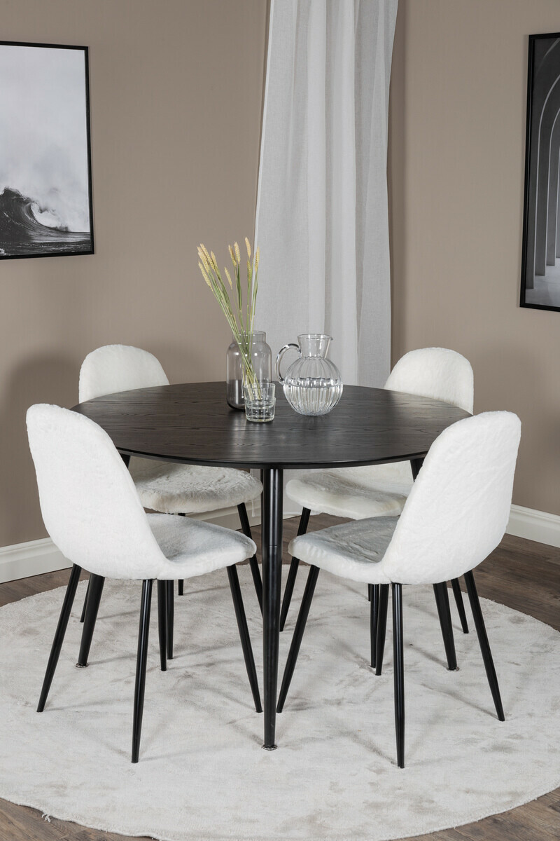 Stoel Dallas 201 (Wit + Zwart)