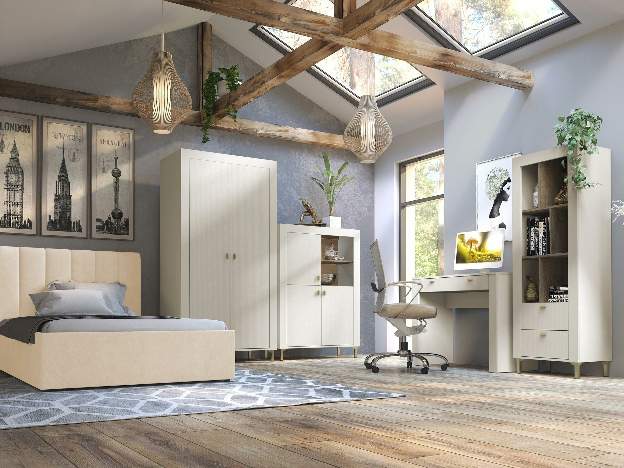 Boekenkast Mormavu 105 (Kasjmier)