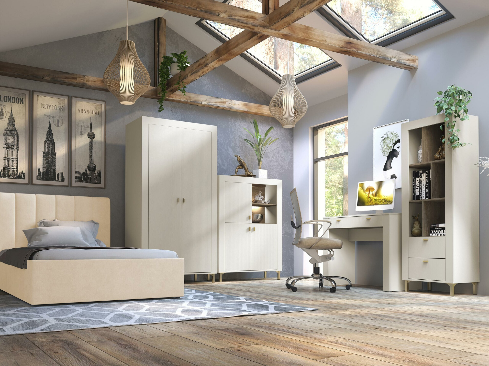 Boekenkast Mormavu 105 (Kasjmier)