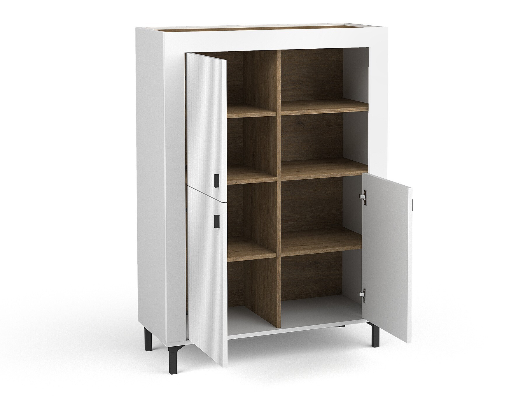 Boekenkast Mormavu 105 (Mat wit)