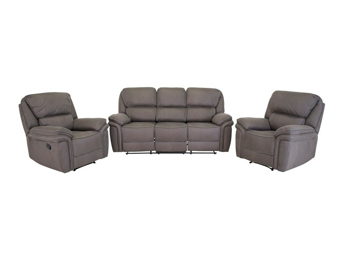 Gestoffeerde meubelset Dallas 4726 (Grijs)