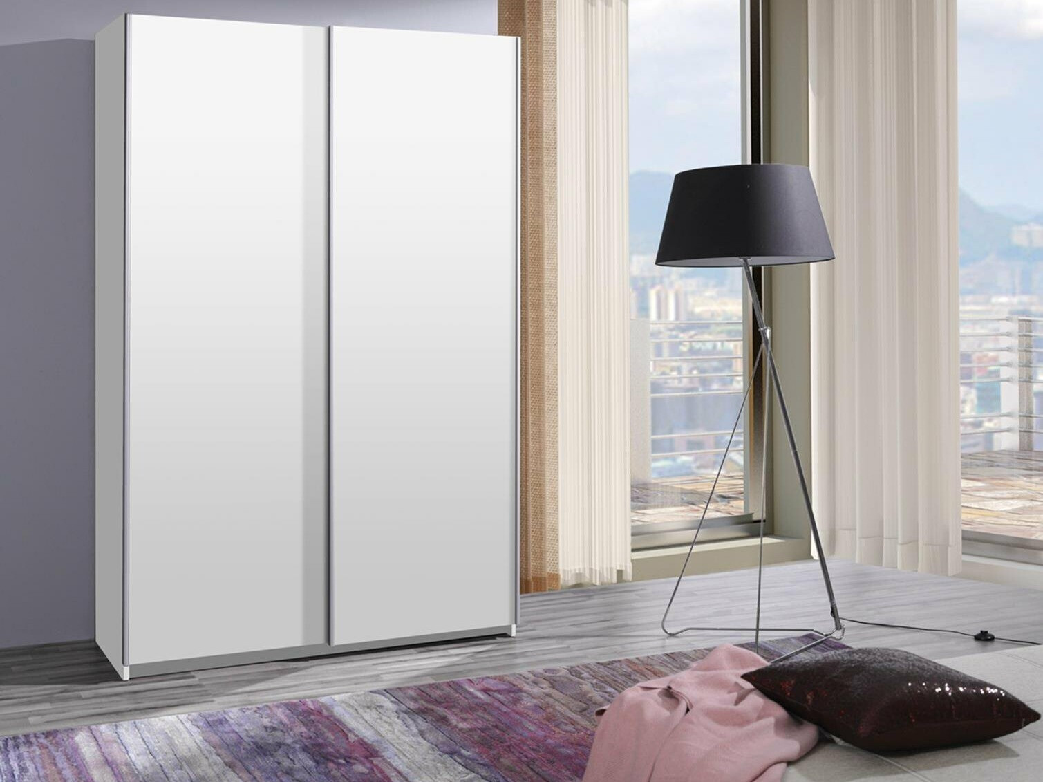 Kledingkast Murrieta 113 (Wit)