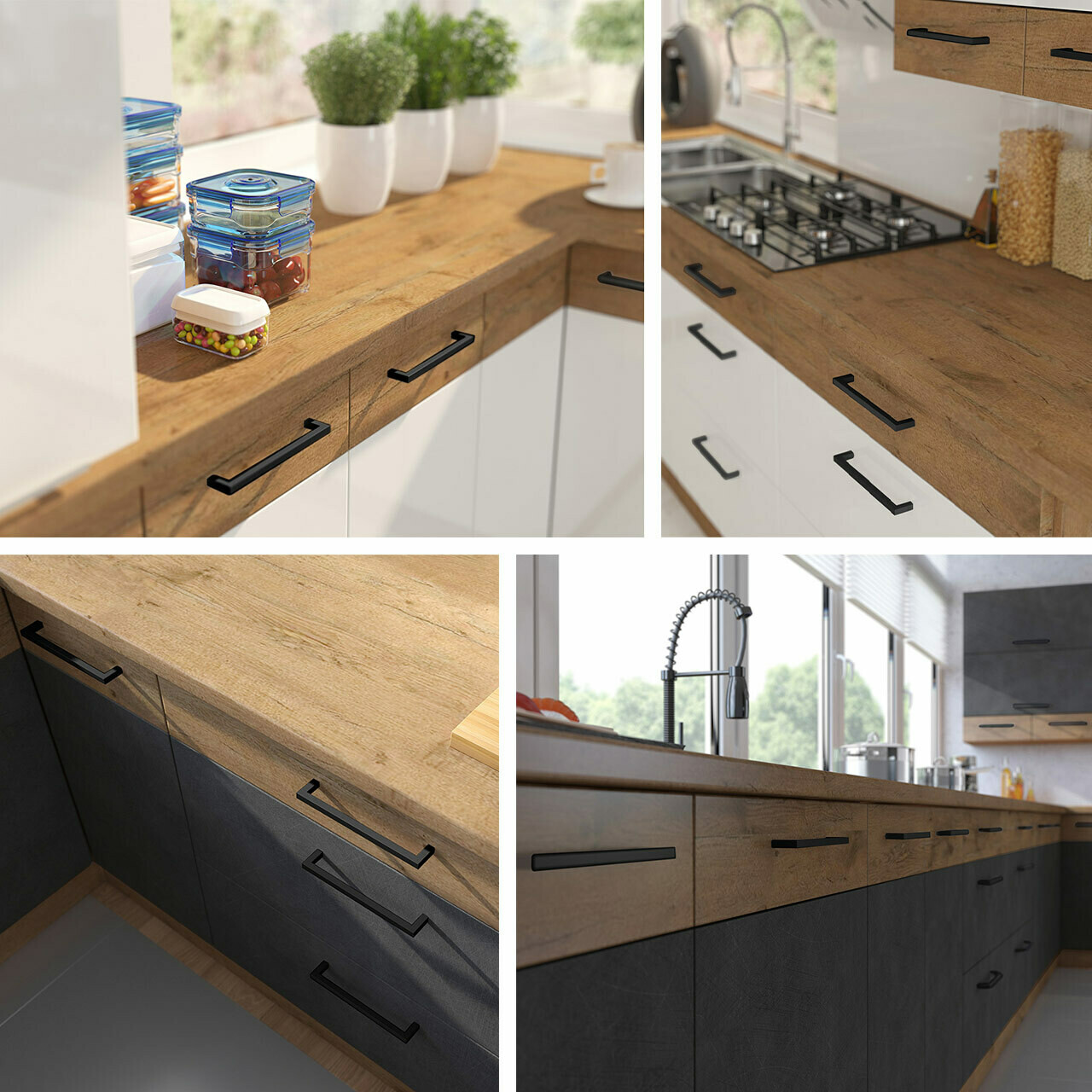 Modulaire keukenset Wood Dark 129