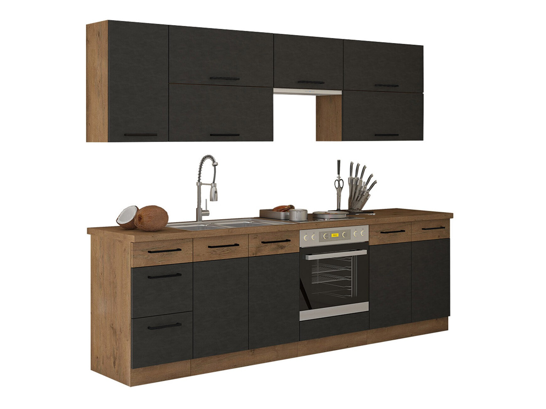 Modulaire keukenset Wood Grey 135