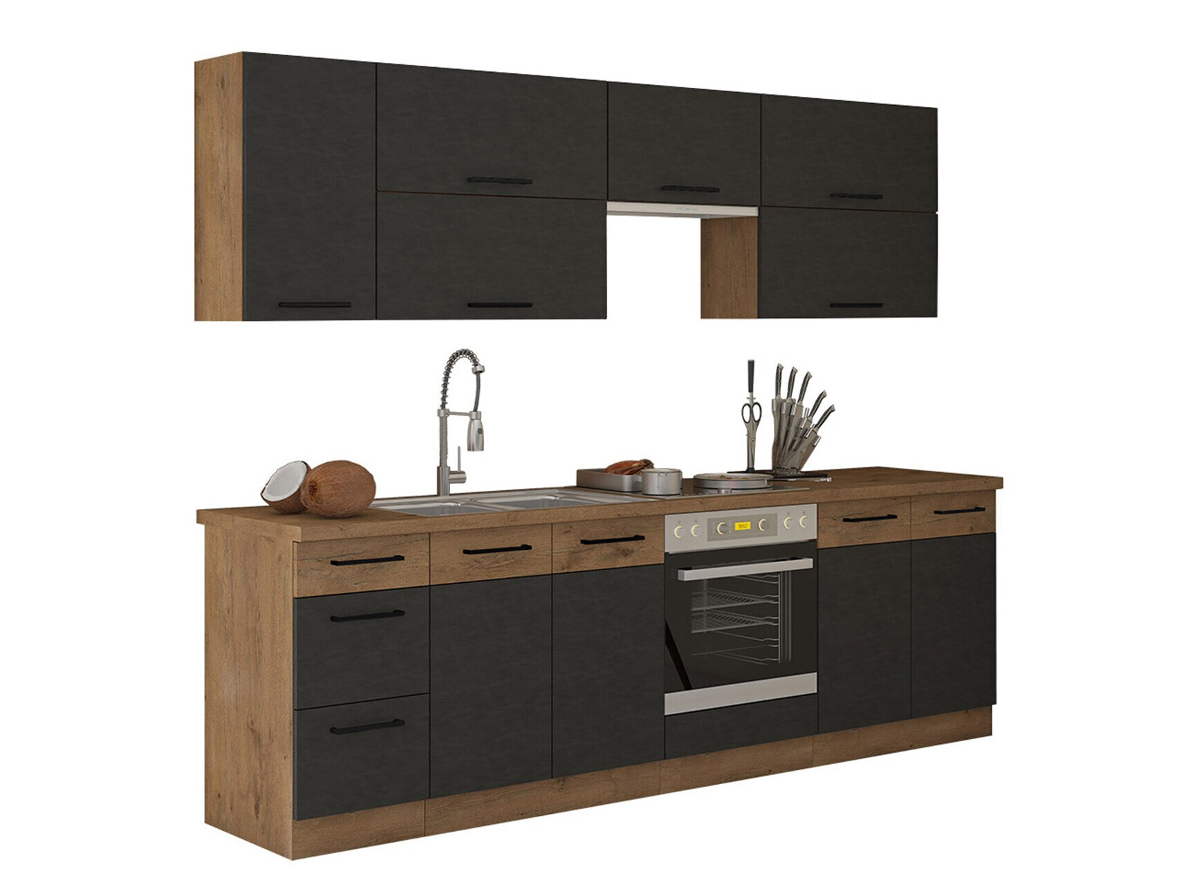 Modulaire keukenset Wood Grey 135