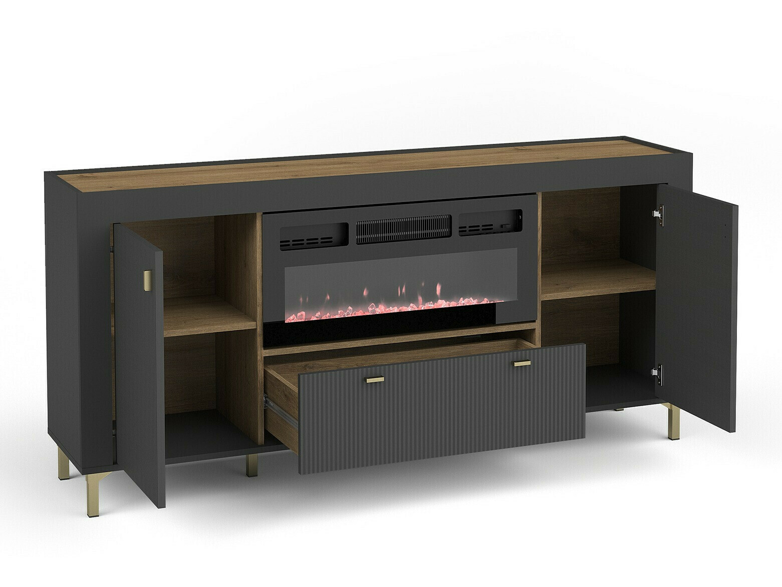 Woonkamerset Mormavu 115 (Matzwart)