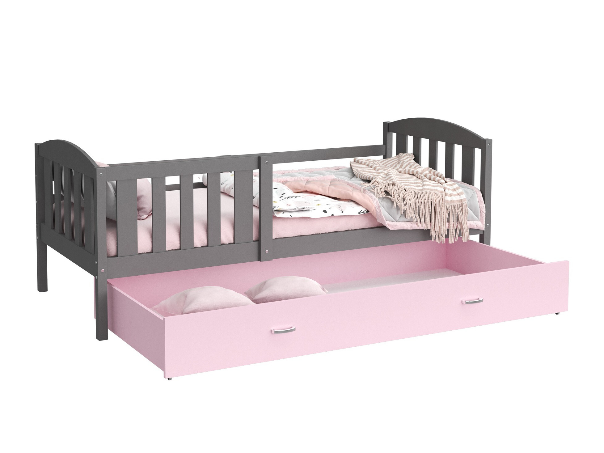 Bed Aurora 126 (Grijs)