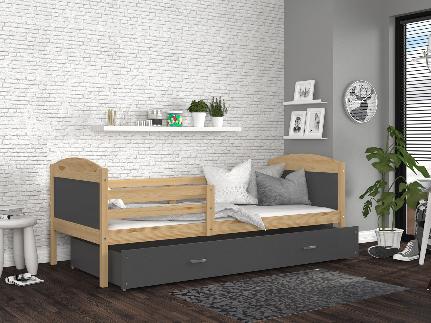 Bed Aurora 127 (Grenen)