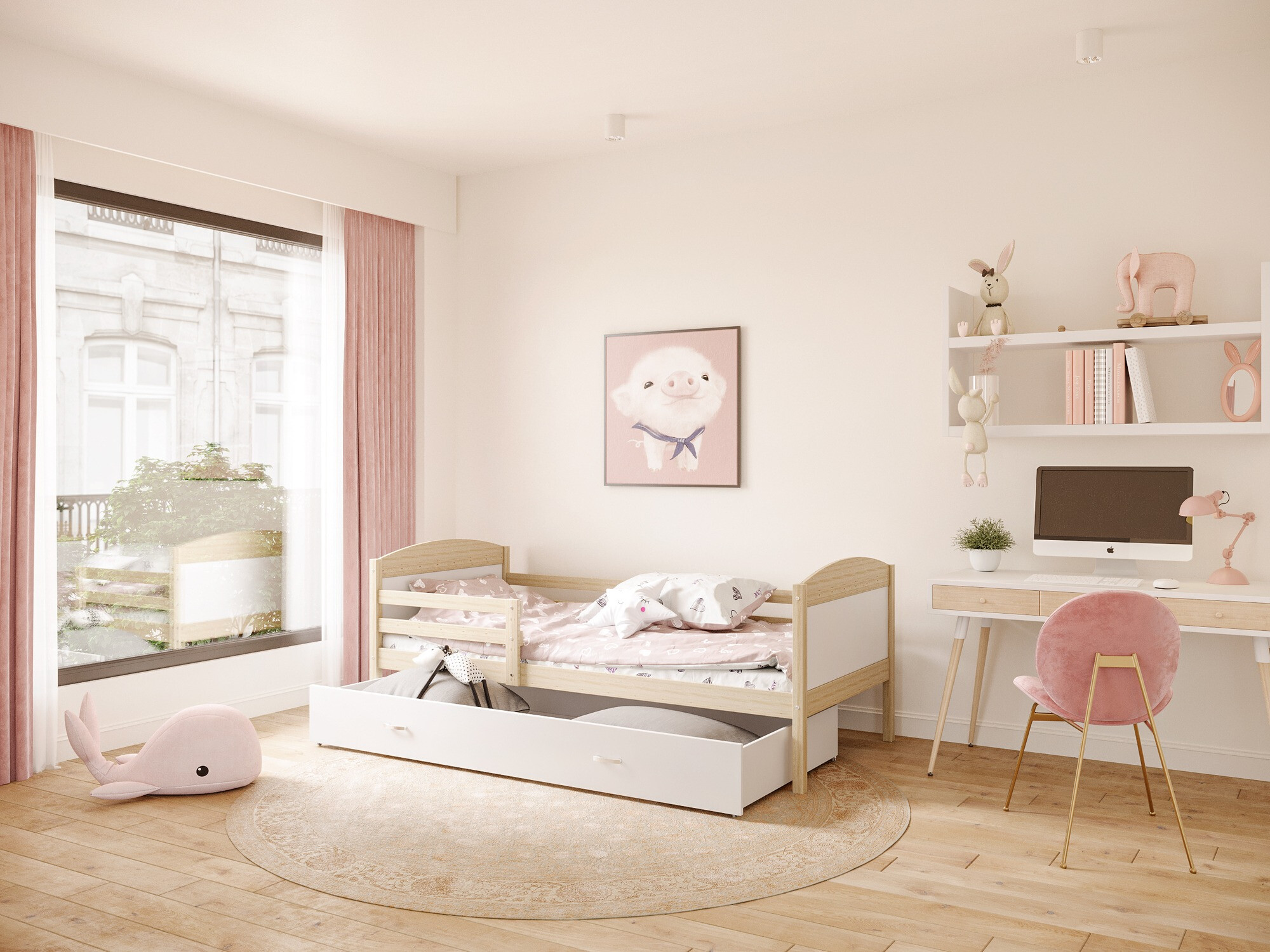 Bed Aurora 129 (Grenen)