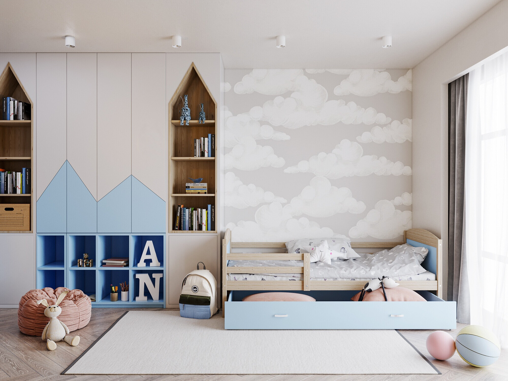 Bed Aurora 129 (Grenen)