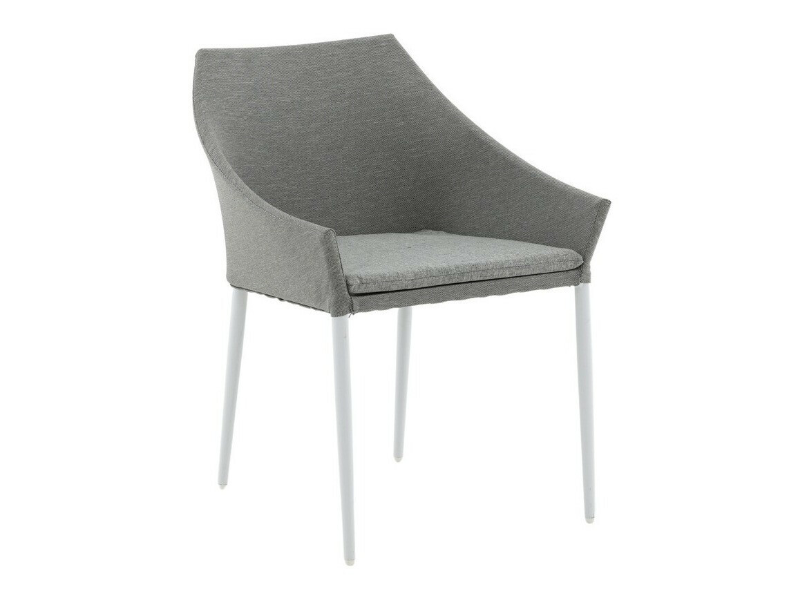 Buitenstoel Dallas 2563 (Wit + Grijs)