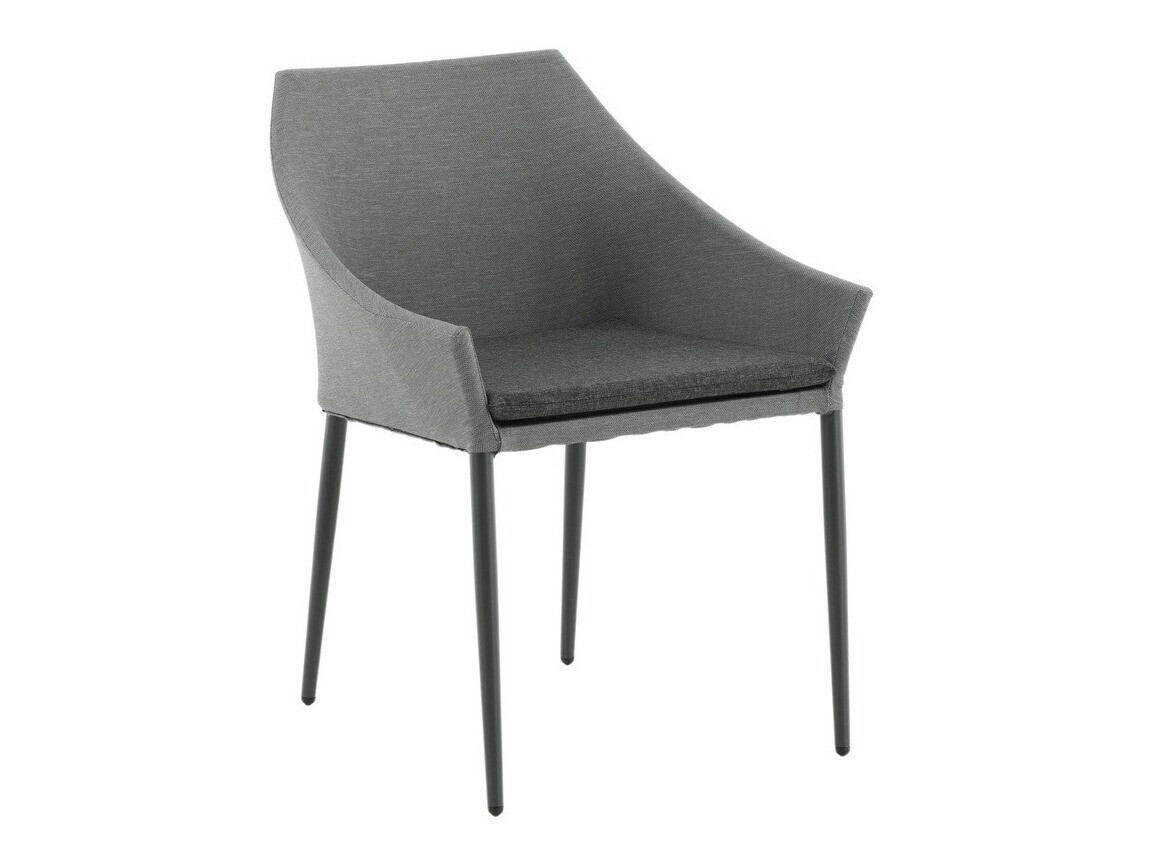 Buitenstoel Dallas 2563 (Zwart + Grijs)