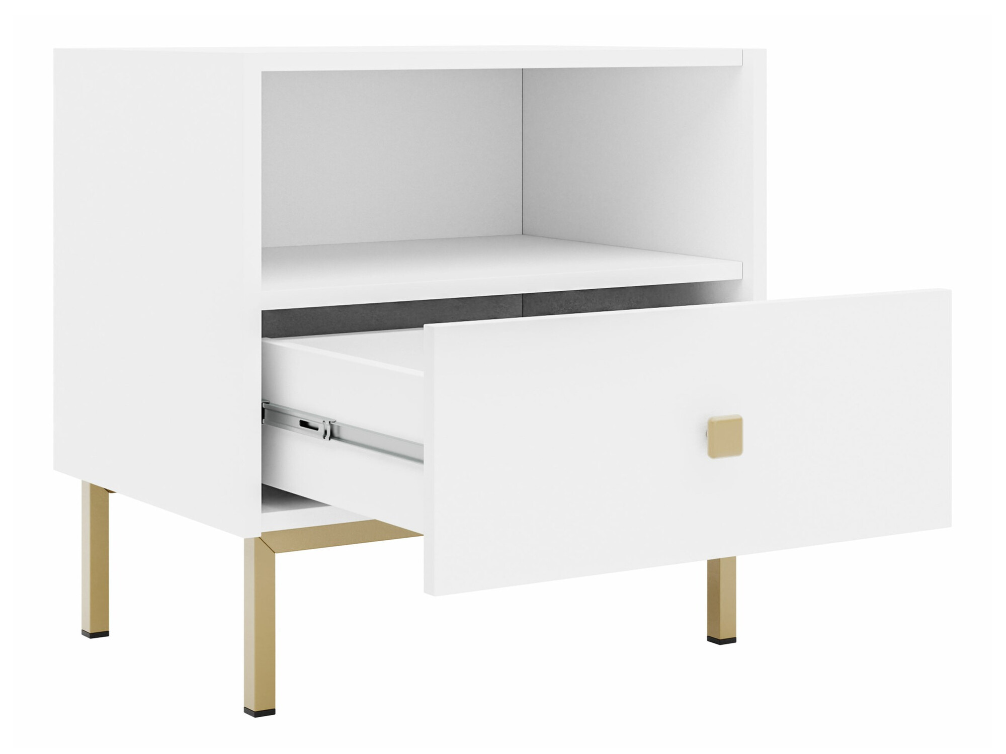 Nachtkastje Comfivo Nunove 105 (Wit)