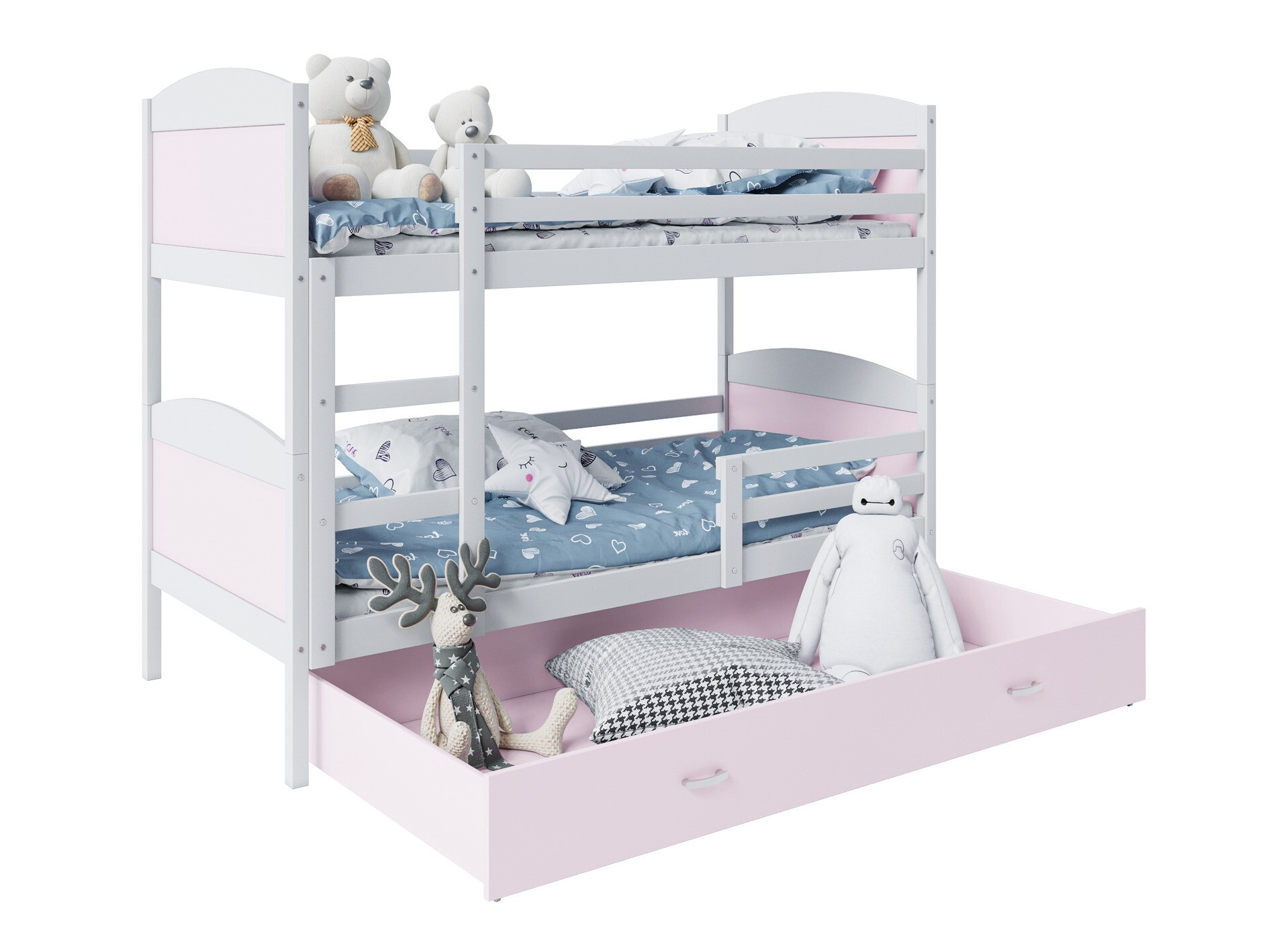 Stapelbed Aurora 102 (Roze)