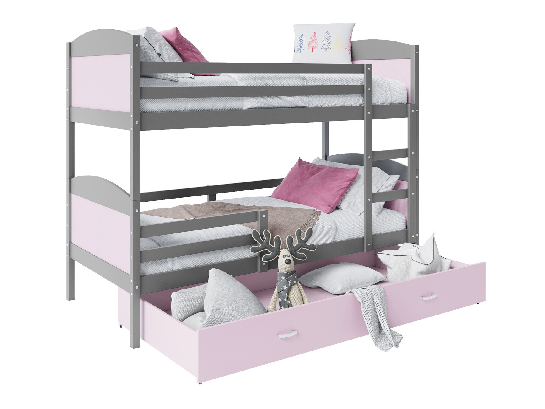 Stapelbed Aurora 102 (Roze)