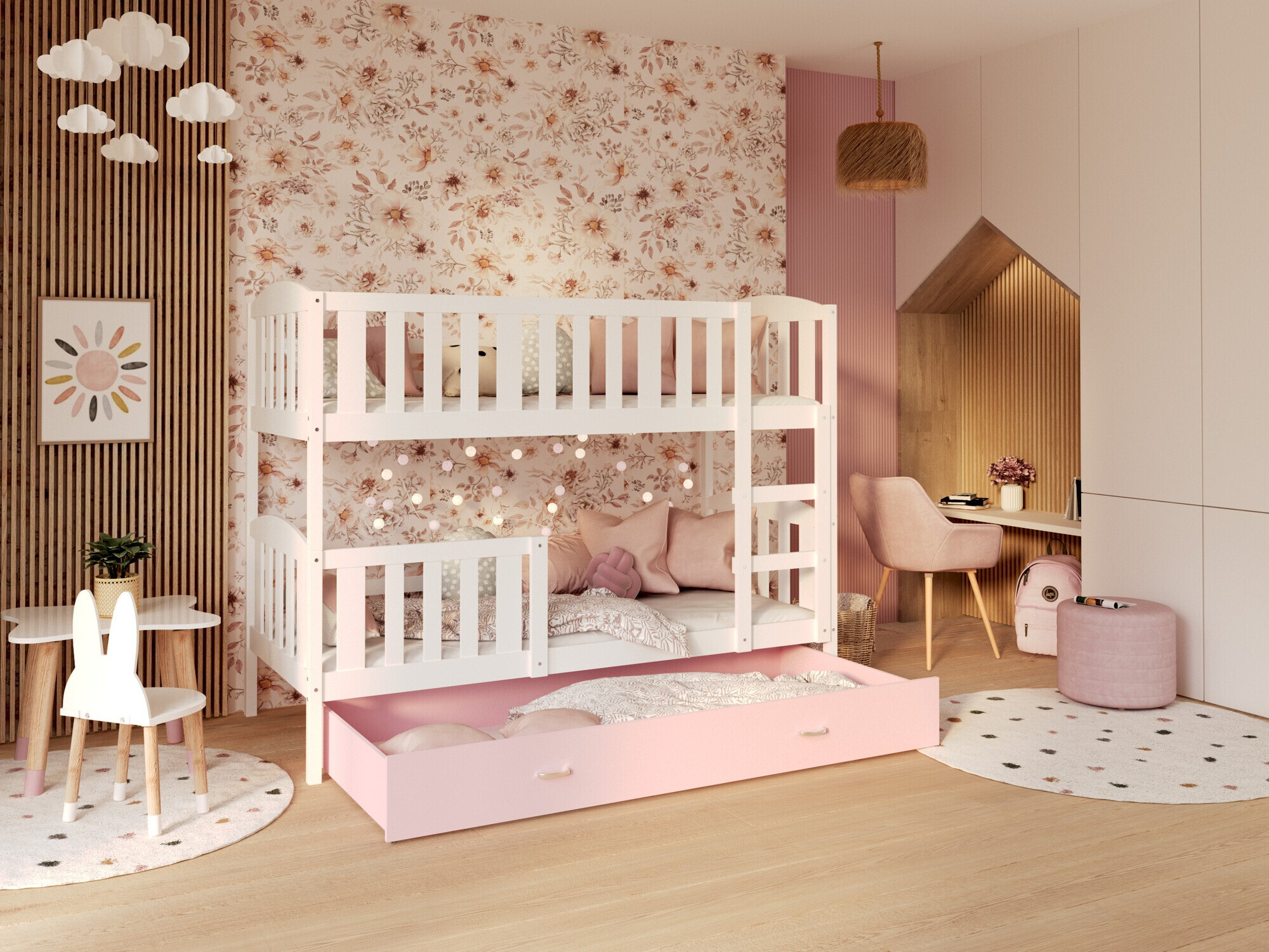 Stapelbed Aurora 104 (Wit)