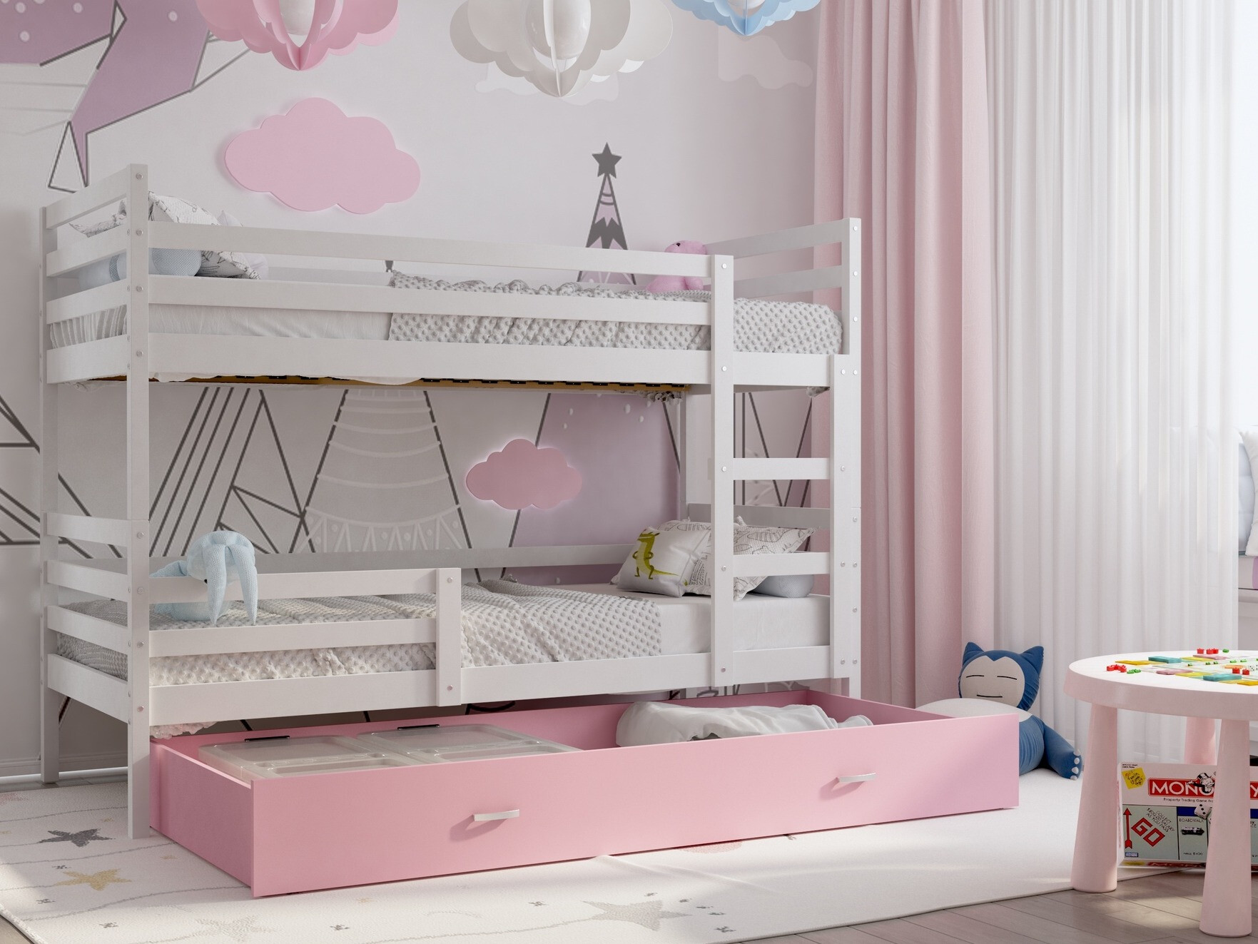 Stapelbed Aurora 109 (Wit)