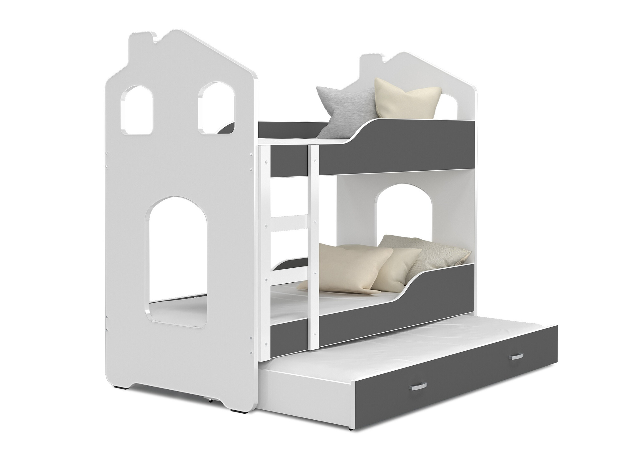 Stapelbed Aurora 114 (Grijs)