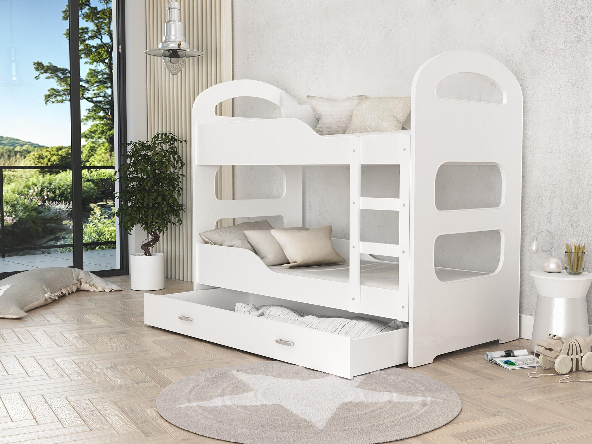 Stapelbed Aurora 114 (Wit)