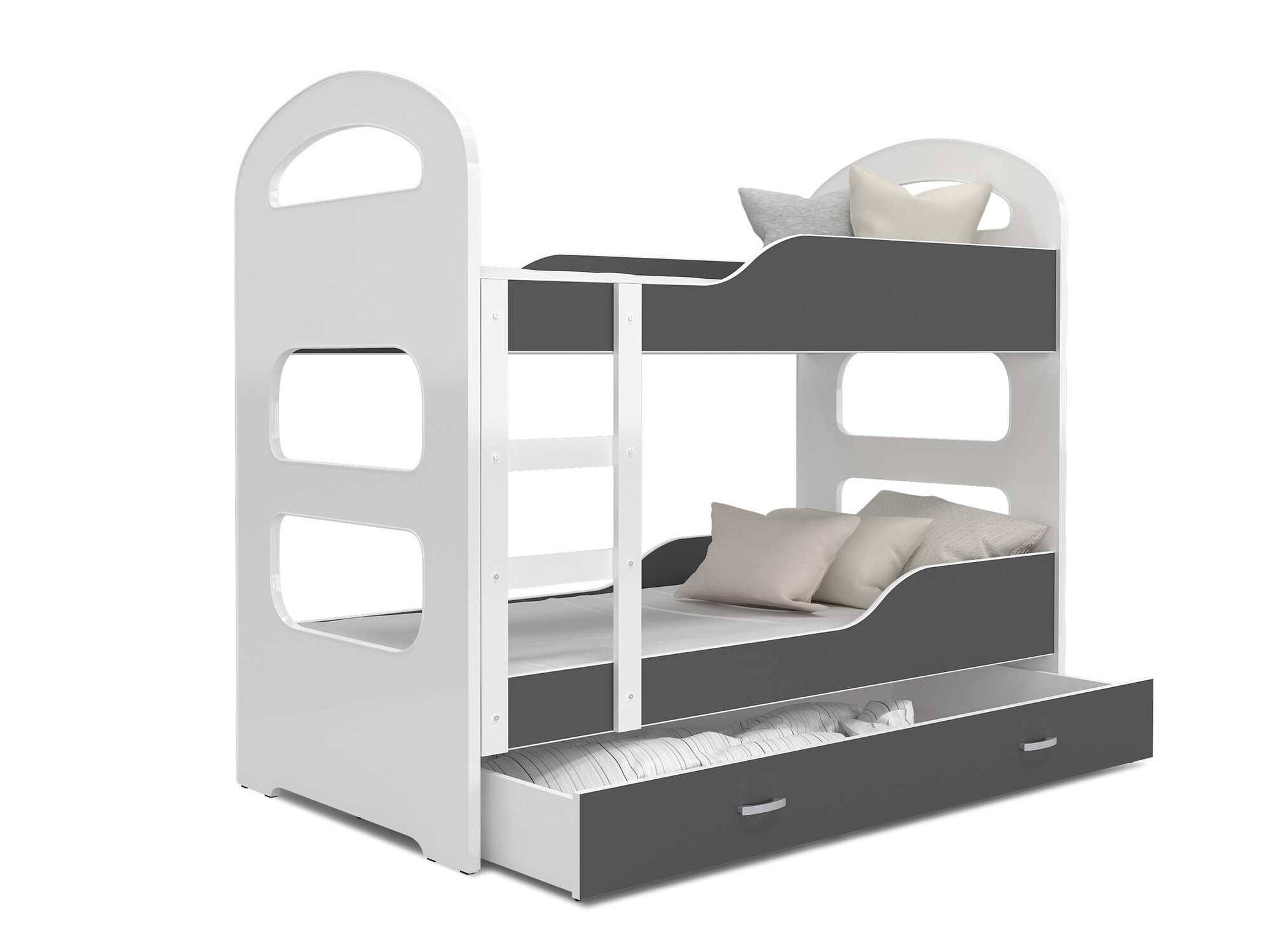 Stapelbed Aurora 115 (Grijs)