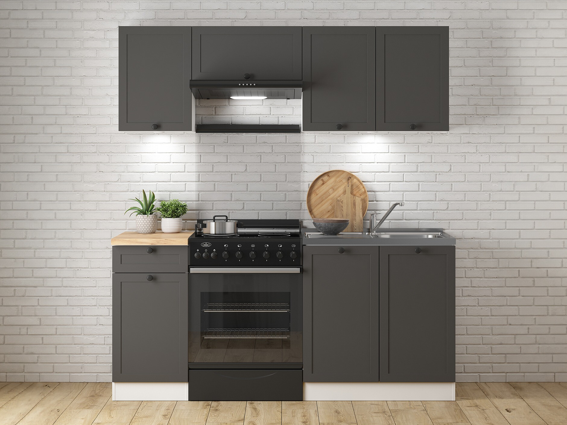 Modulaire keukenset Classic Grey 118