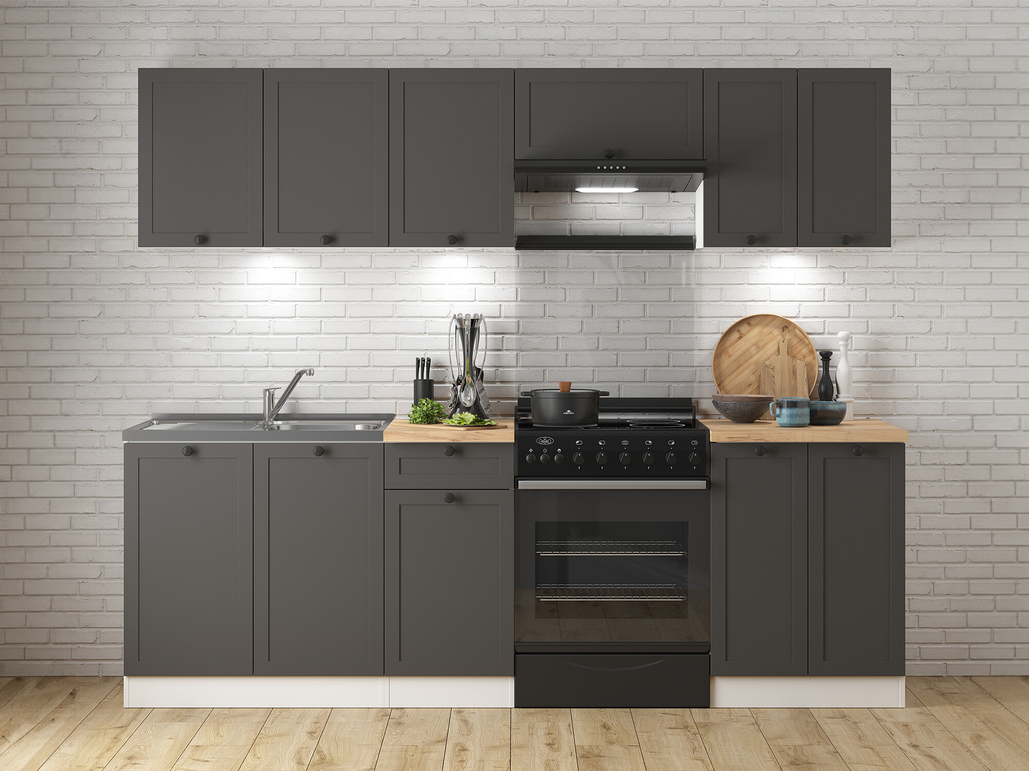 Modulaire keukenset Classic Grey 120