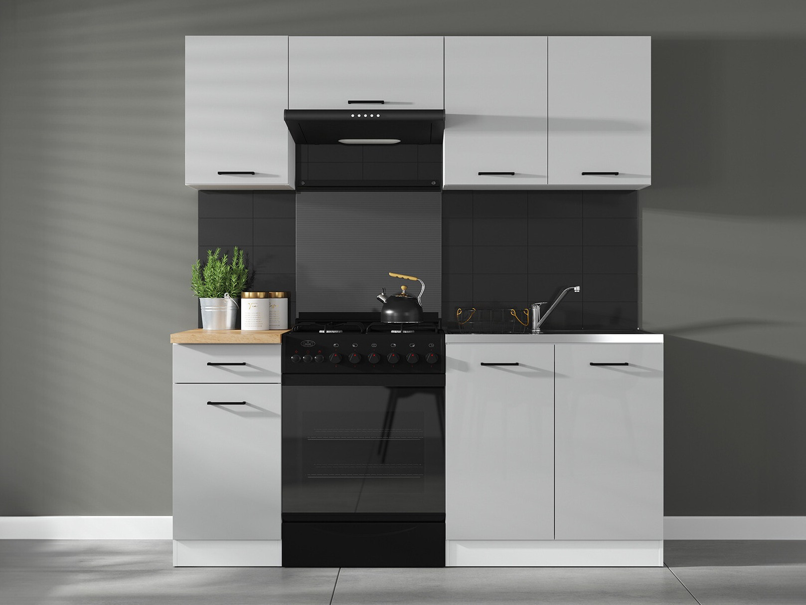 Modulaire keukenset Line Grey 118