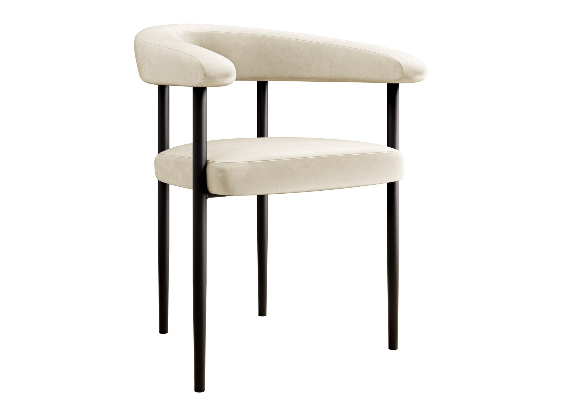 Stoel Jackson 110 (Zwart + Magic Velvet 2250)
