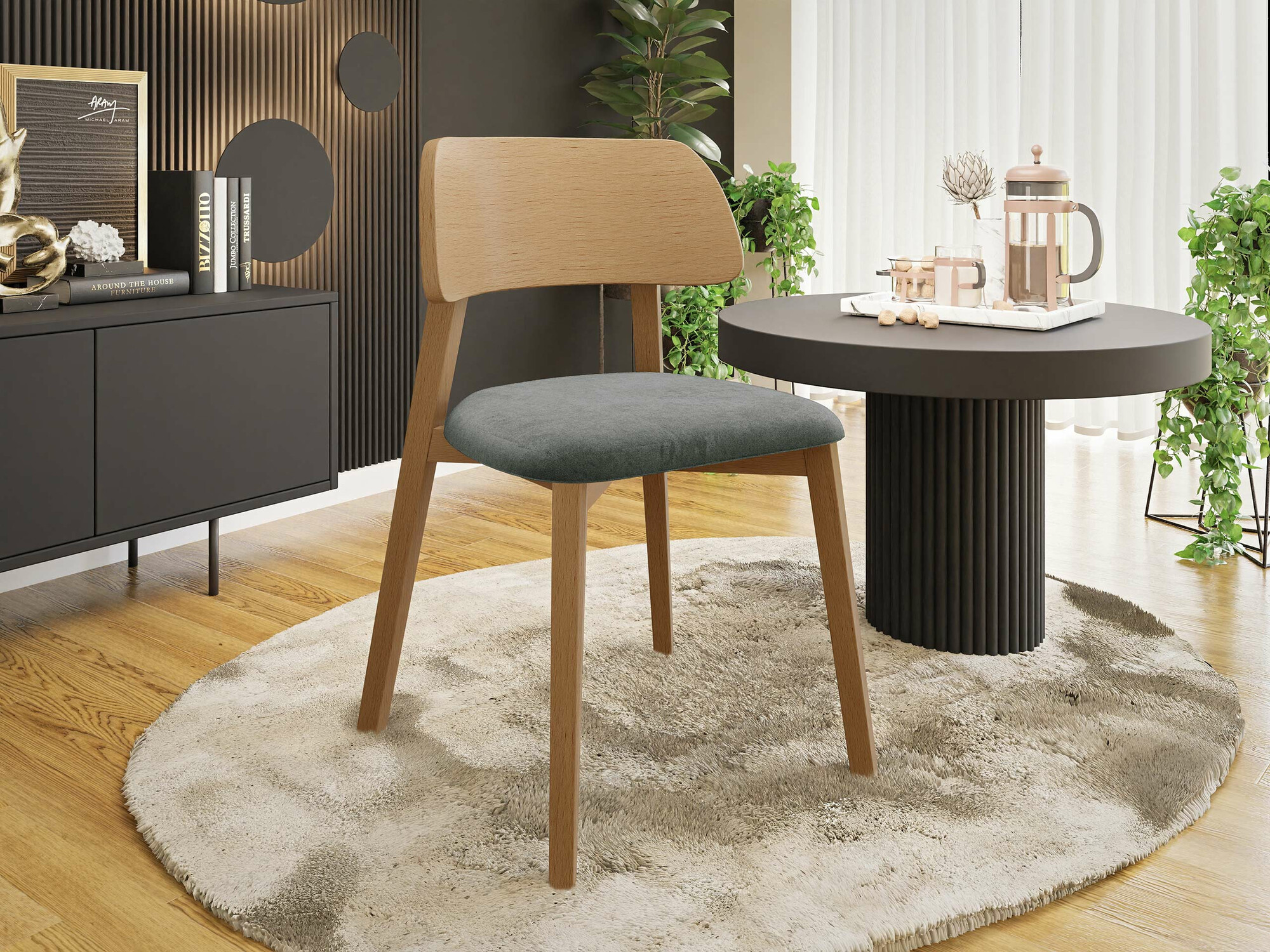 Stoel Jackson 112 (Licht hout)