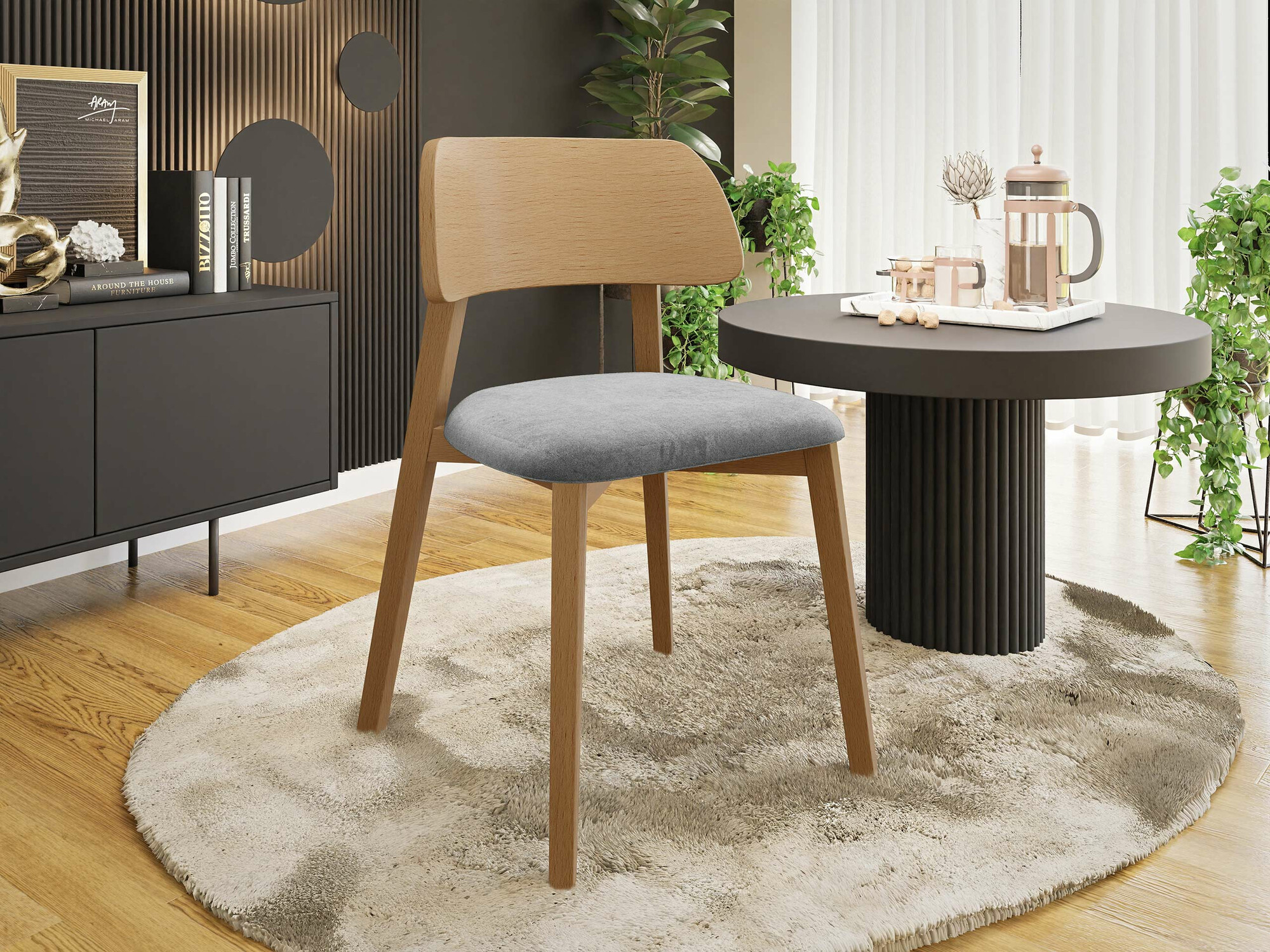 Stoel Jackson 112 (Licht hout)