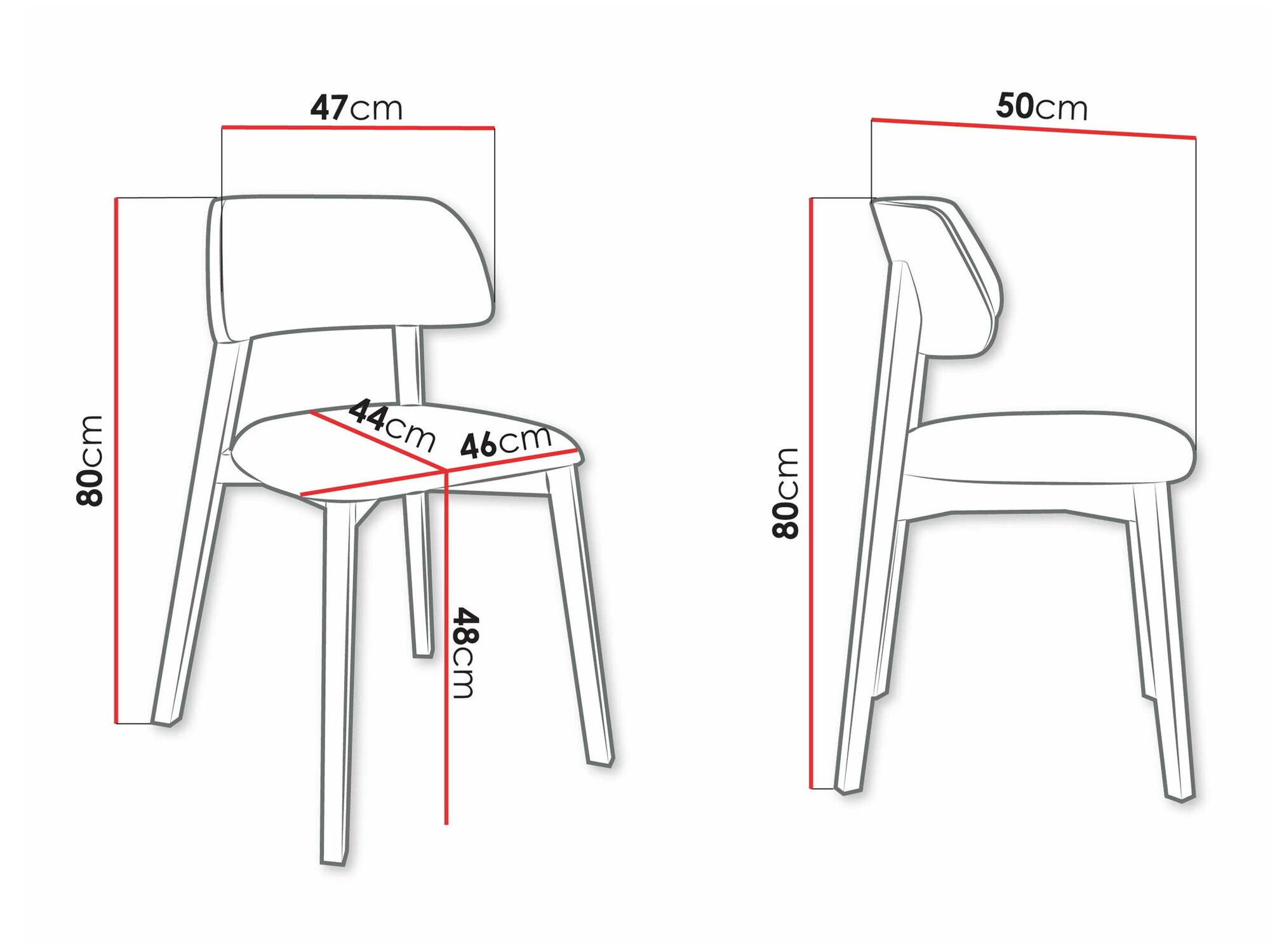 Stoel Jackson 112 (Licht hout)