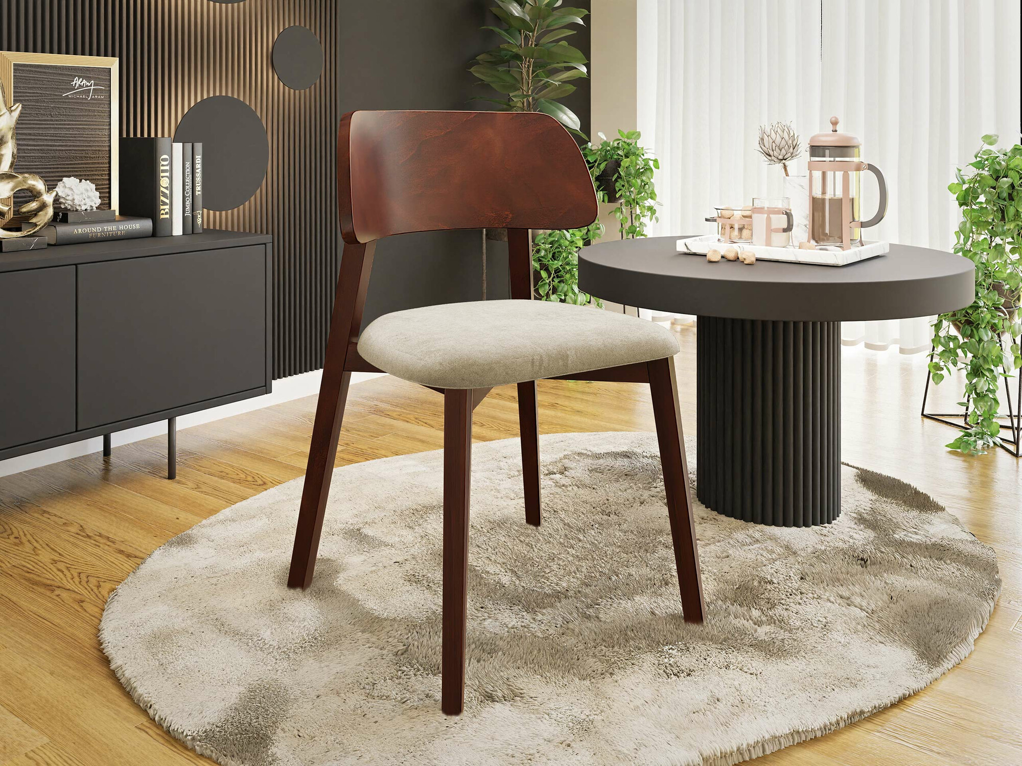 Stoel Jackson 112 (Notenhout)