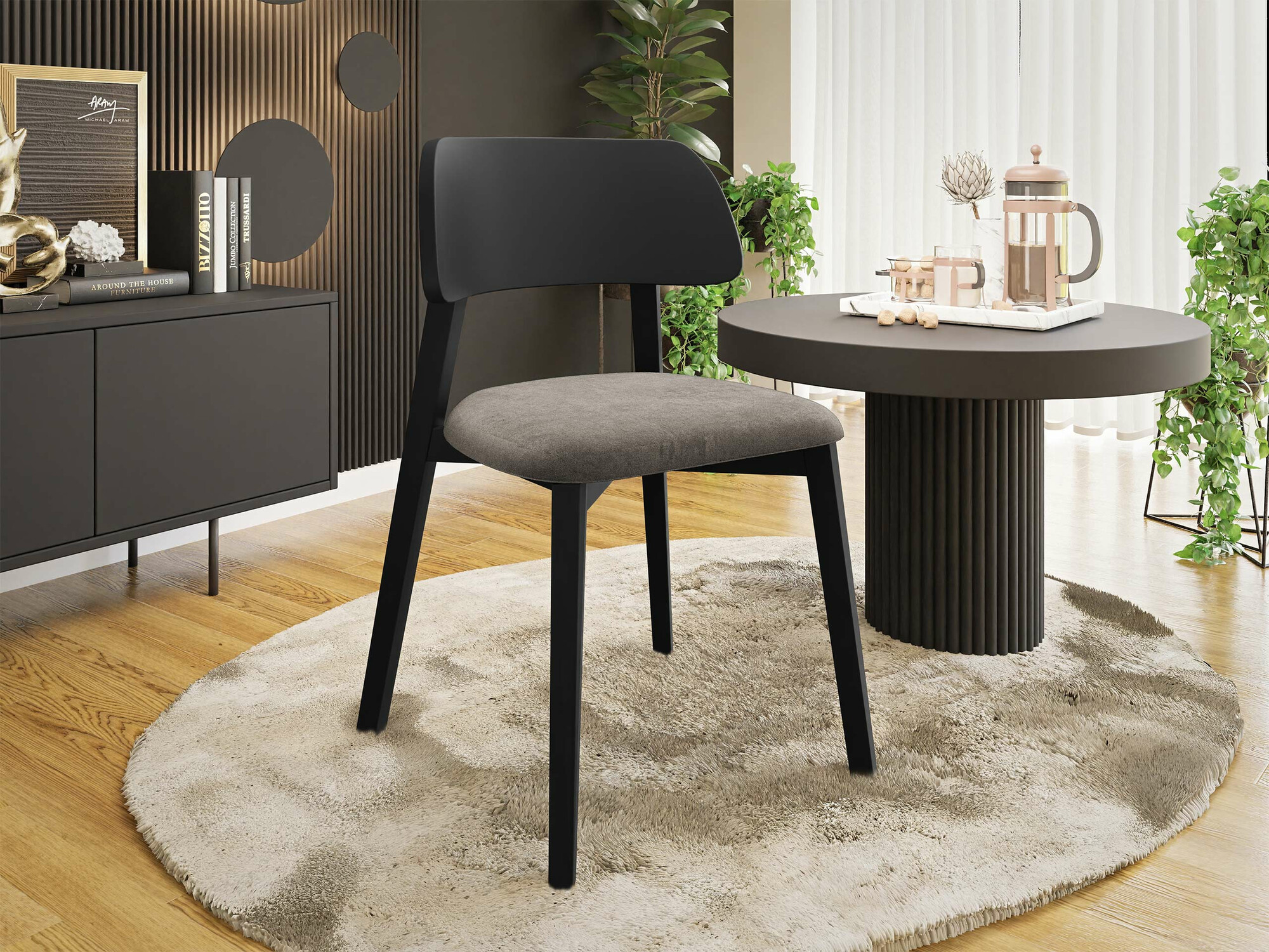 Stoel Jackson 112 (Zwart)