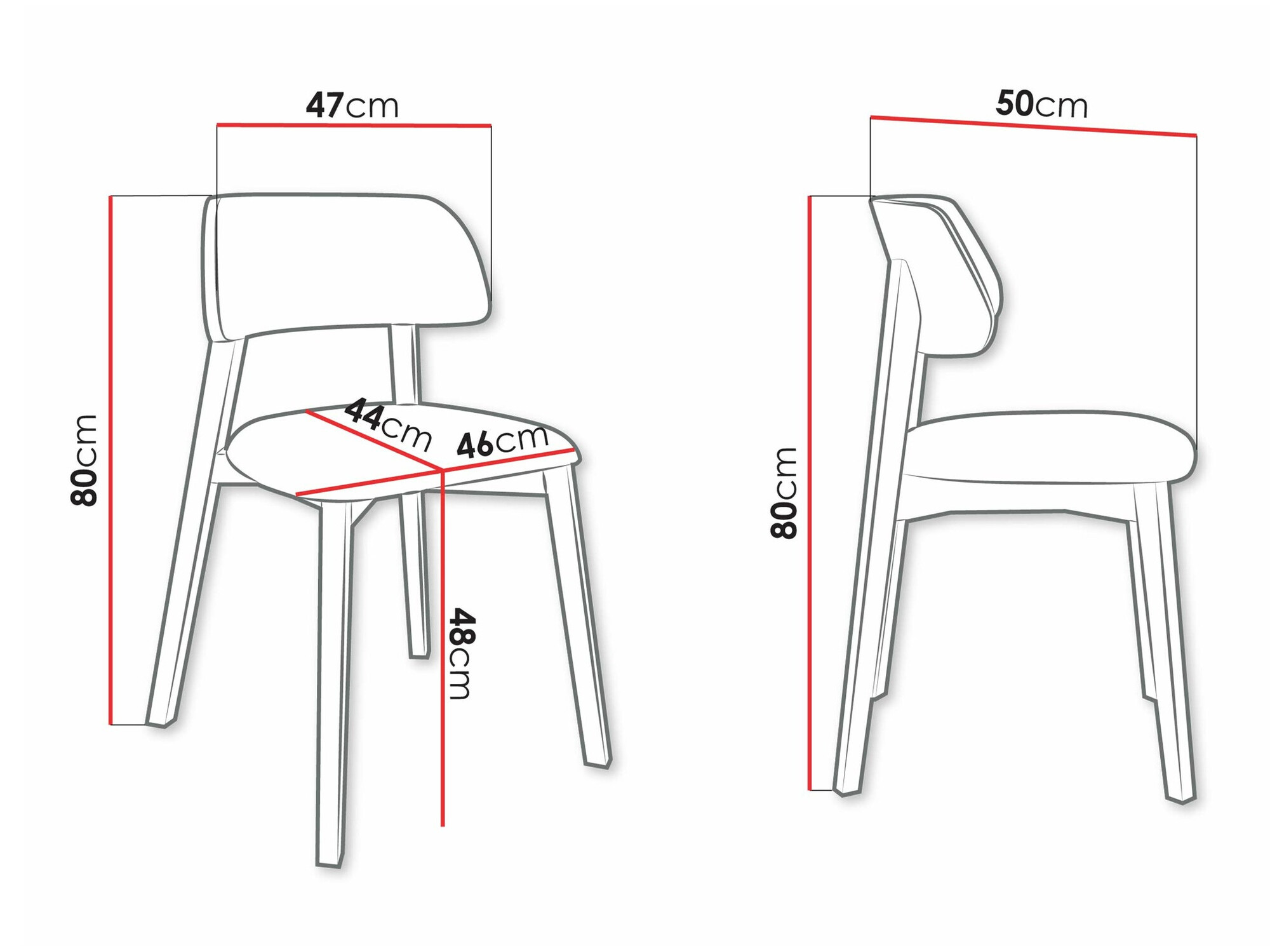 Stoel Jackson 112 (Zwart)
