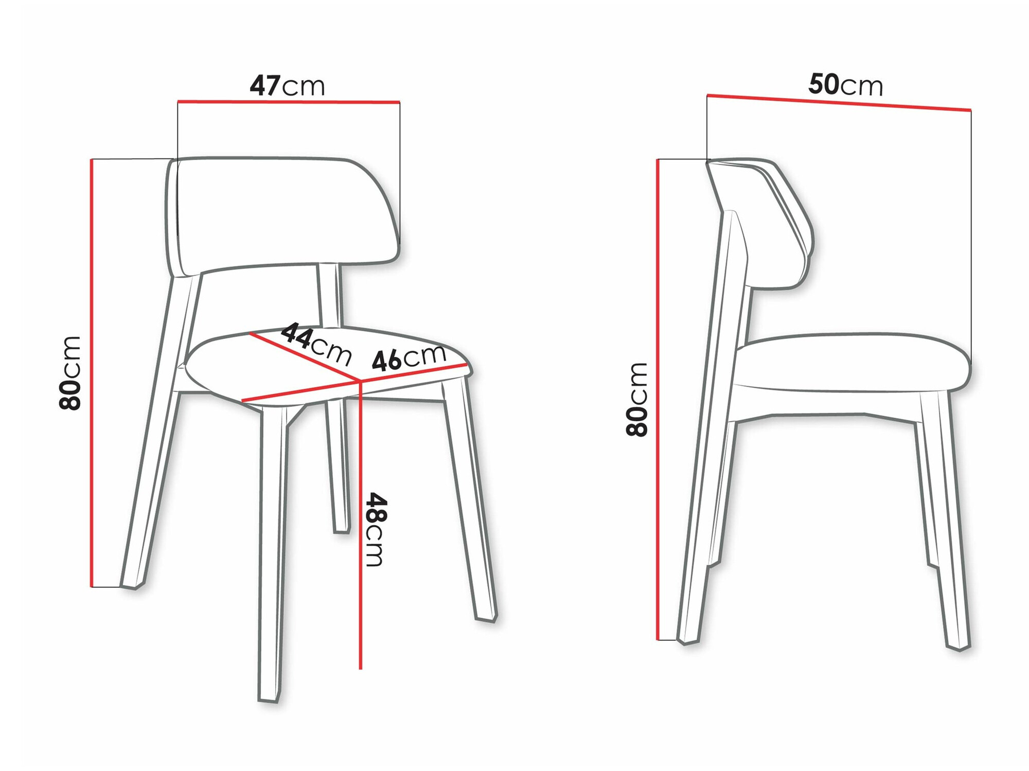Stoel Jackson 112 (Zwart)