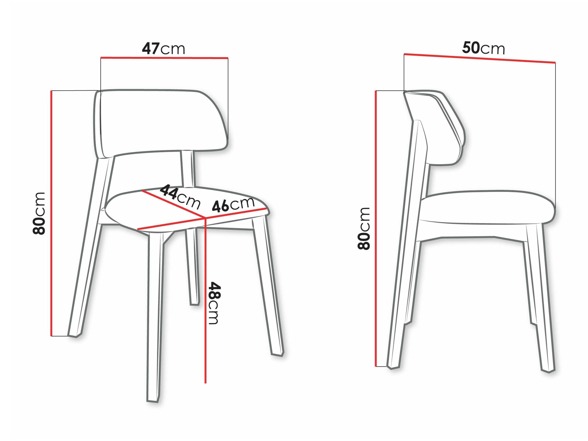 Stoel Jackson 112 (Zwart)