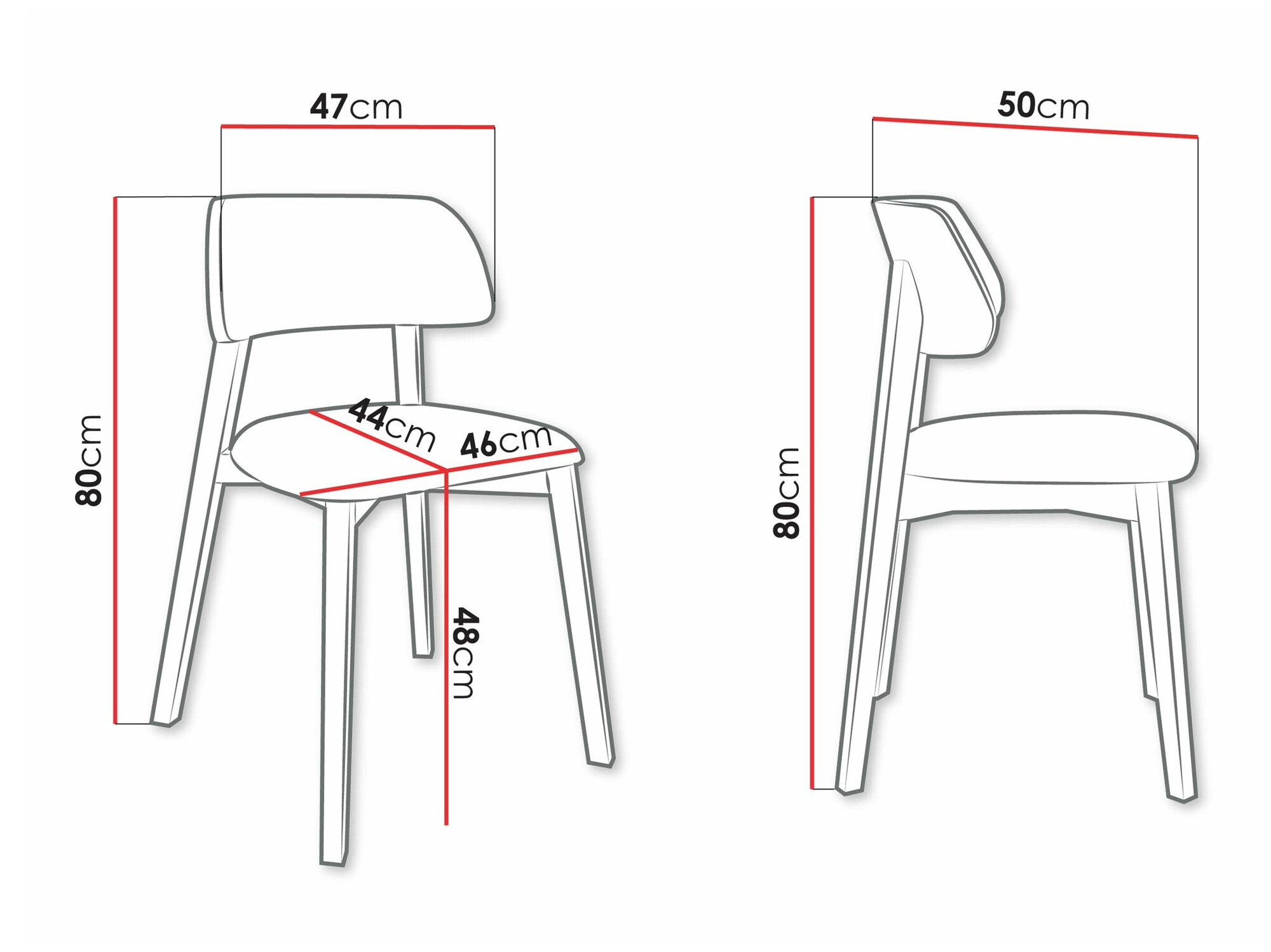 Stoel Jackson 112 (Zwart)