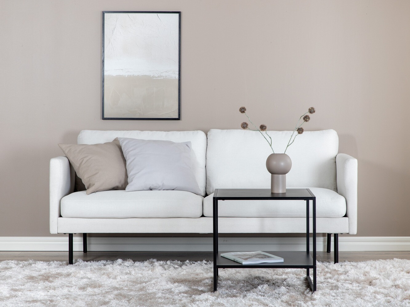 Bank Fercame 100 (Beige + Zwart)