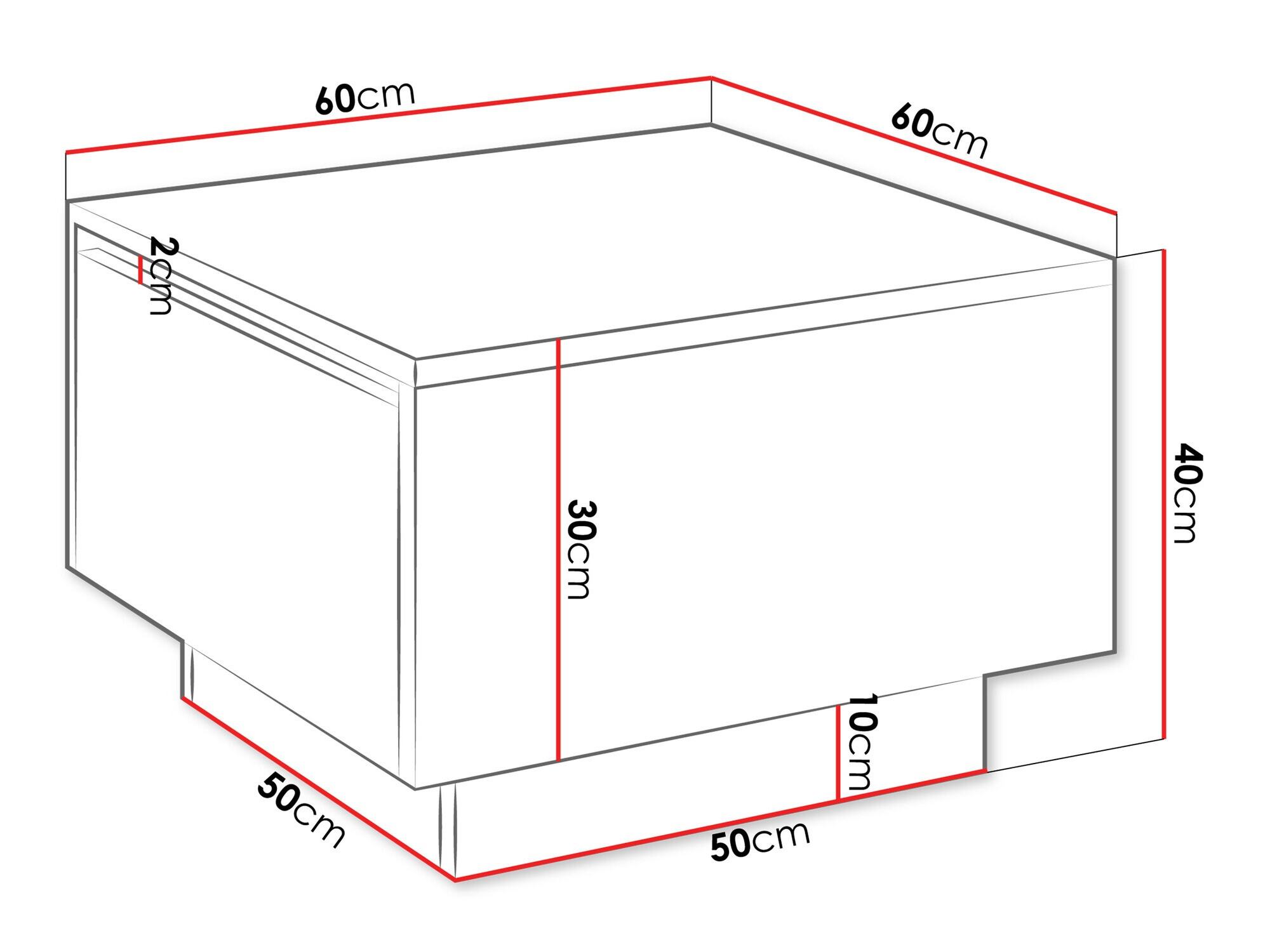 Salontafel Goodyear 133 (Wit marmer)