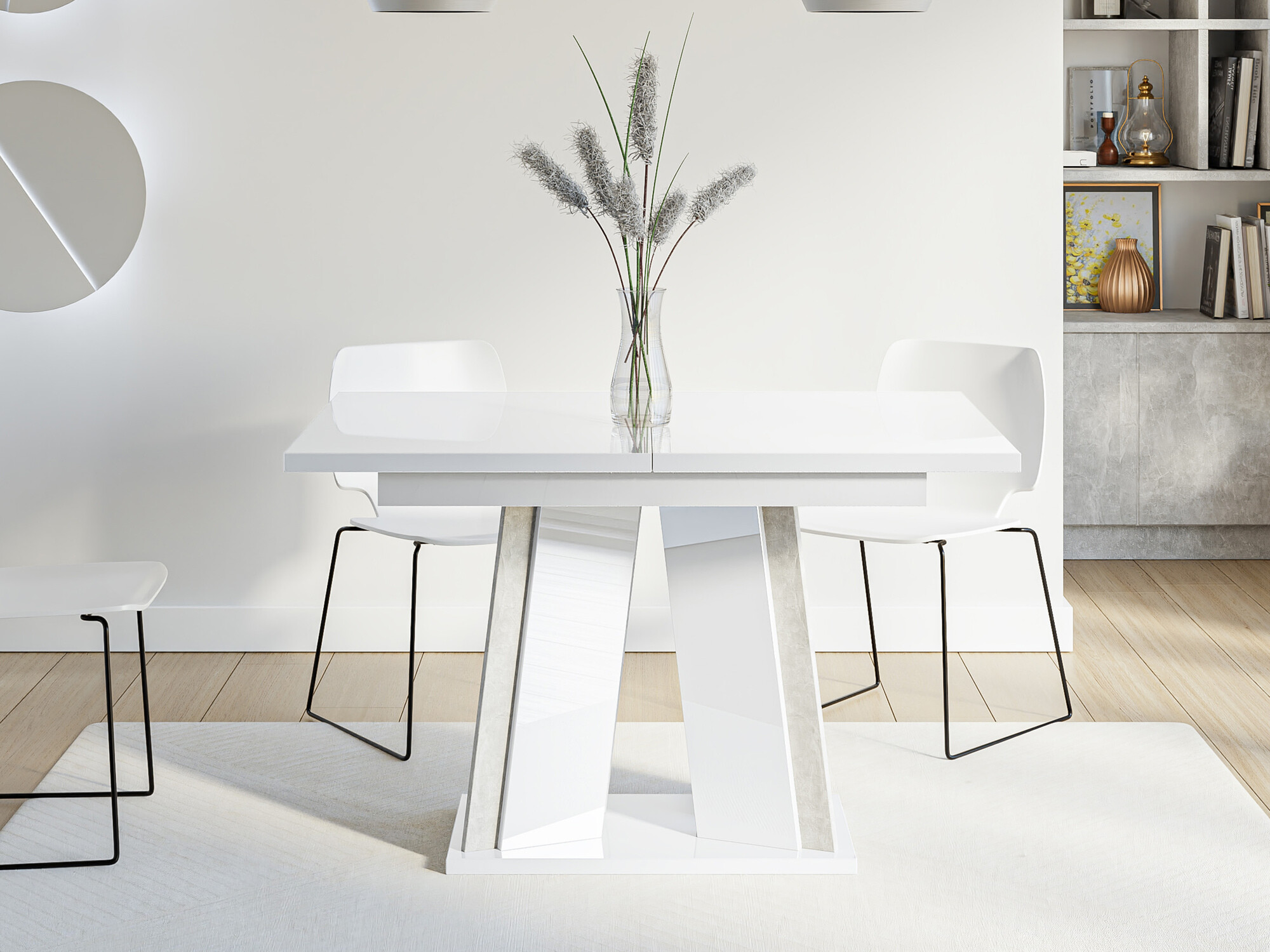 Tafel Goodyear 129 (Glanzend wit)