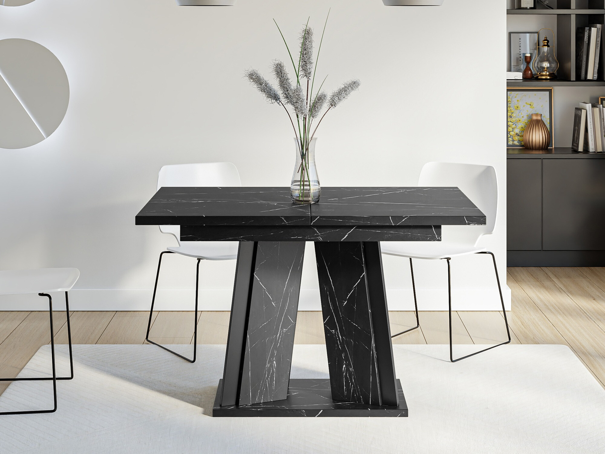 Tafel Goodyear 129 (Zwart marmer)