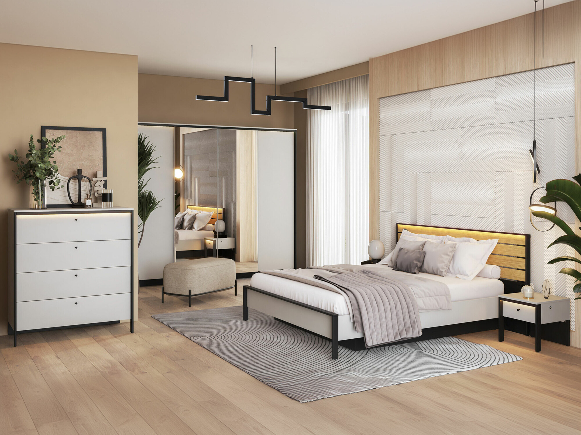 Slaapkamer set Almela 105 (Aanwezig)