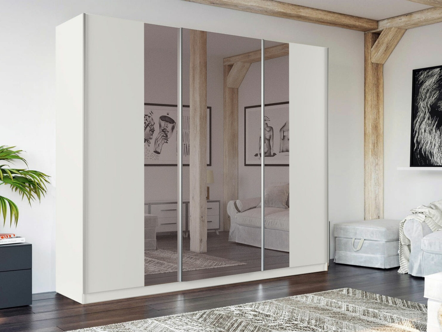 Kledingkast Honolulu 129 (Wit)