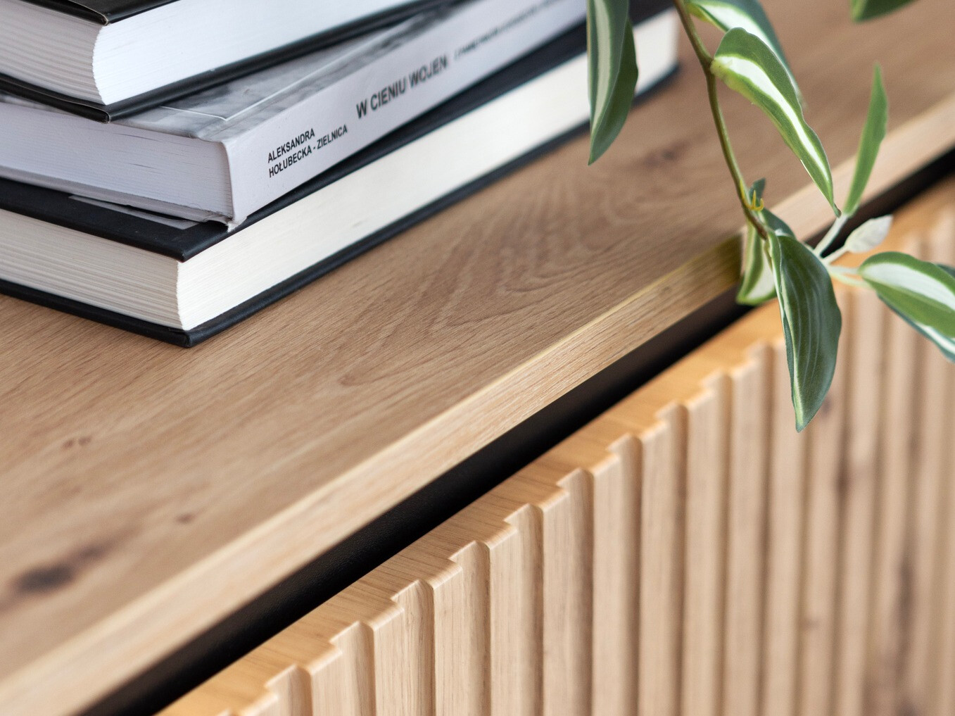 TV-meubel Fernolu 105 (Artisan eiken + Zwart)