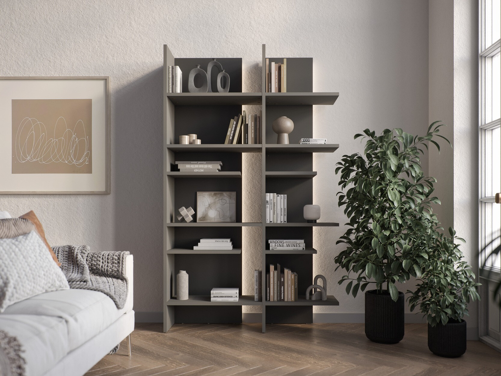 Boekenkast Fresno 153