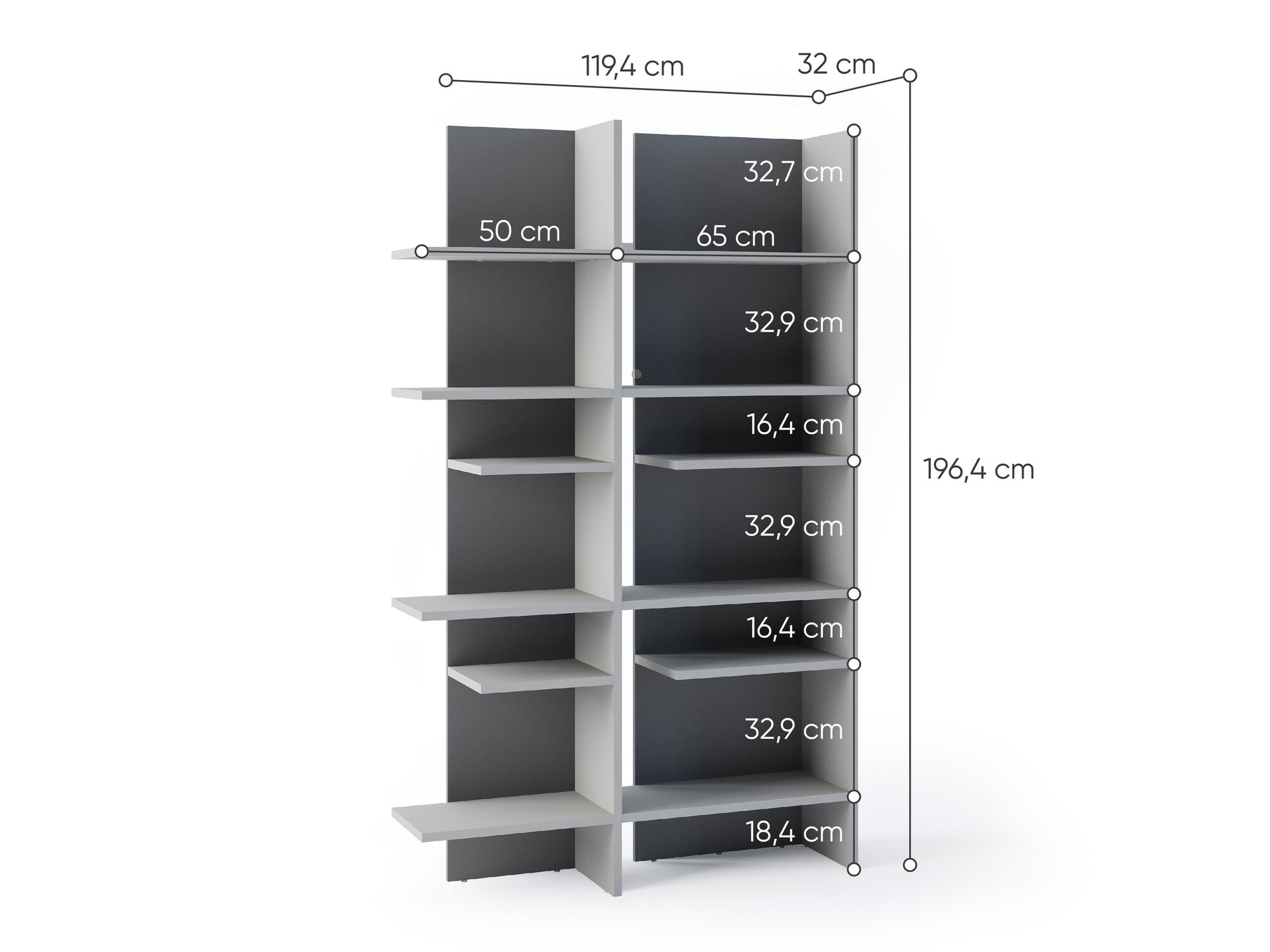 Boekenkast Fresno 153