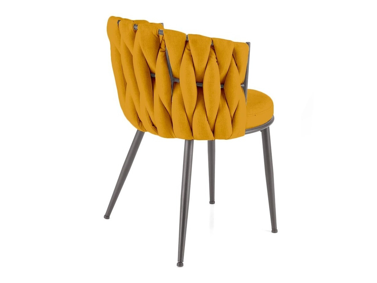 Stoel Houston 1508 (Mosterd + Zwart)