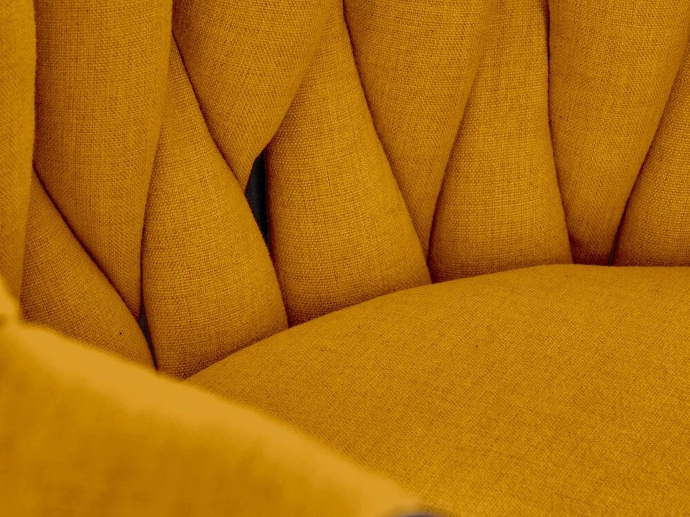 Stoel Houston 1508 (Mosterd + Zwart)