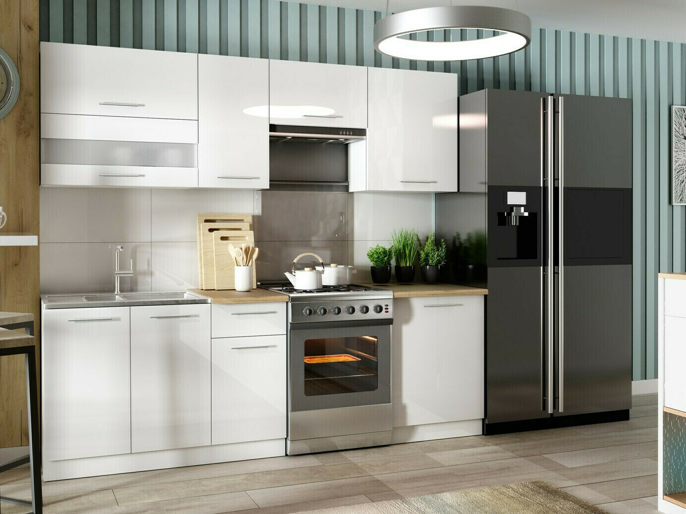 Modulaire wandkast Tiffa White 127